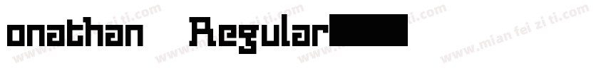 onathan Regular字体转换
